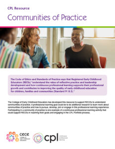 CPL Resources - Communities of Practice