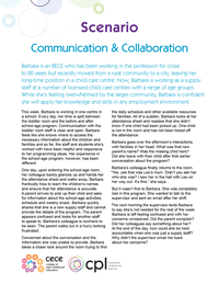 Communication and Collaboration